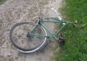 Велосипед Анастасии после аварии
