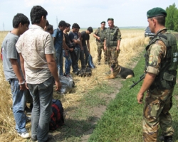 На Украинско-Российской границе задержали двух нелегалов