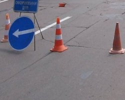 В Киеве в результате ДТП перевернулся автомобиль