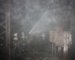 В Луганской области тушат пожар на шахте Суходольская-Восточная