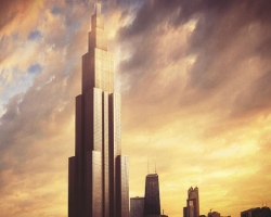 В Китае начато строительство самого высокого в мире здания
