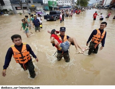 Более 2 млн жителей Тайланда пострадали в результате наводнения