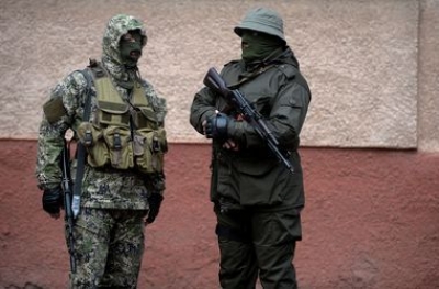В Донецкую область приехали "зеленые человечки"