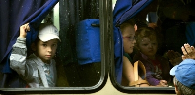 Автобус с детьми из Снежного был перехвачен и направлен в Крым
