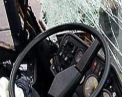 В Луганской области в результате обстрела автобус с горняками разорвало на две части