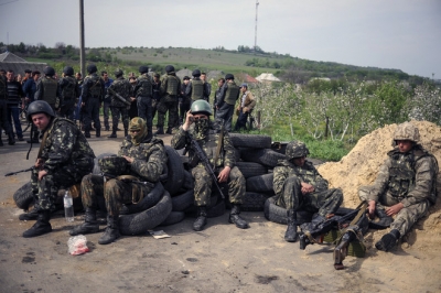 Под Дебальцево обстреляли из "Градов" украинскую армию
