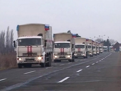 Новая гуманитарная помощь из России уже на Донбассе