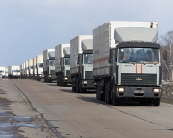 Еще один гуманитарный конвой из РФ уже на границе