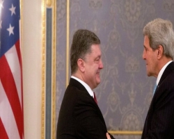 Джон Керри сообщил Петру Порошенко относительно своих переговоров в России в телефонном режиме