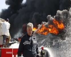Следователи МВД будут расследовать деятельность компании БРСМ после пожара на нефтебазе под Киевом