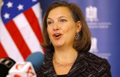 Помощник госсекретаря США Виктория Нуланд посетила с рабочим визитом столицу Украины Киев
