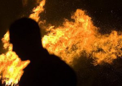 В поселке Ольшаны, что на Харьковщине, мужчина совершил акт самосожжения