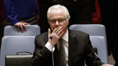 На заседании Совета Безопасности ООН российский дипломат Виталий Чуркин немного оконфузился. (Видео)