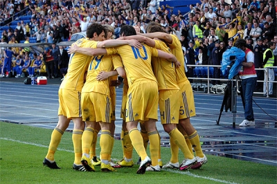 Сборная Украины немного поднялась в рейтинге FIFA