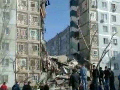 В Астрахани произошел мощный взрыв в жилом доме (видео)