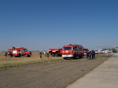 Пожарная бригада на аэродроме