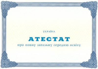 В Украине создадут базу данных аттестатов