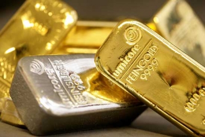 Выросли цены на золото и серебро