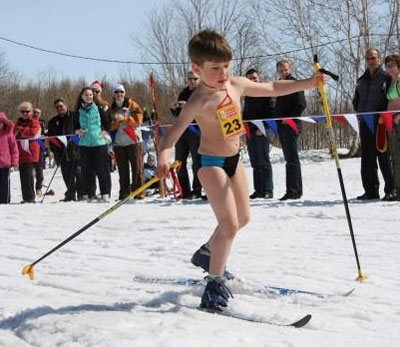 На зимней олимпиаде 2014 спортсмены побегут в трусах