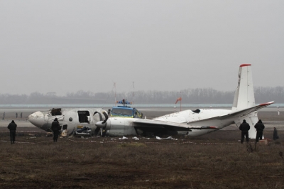 В Донецке упал самолет, погибли пятеро