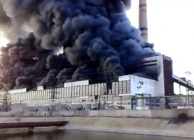 Пожар на Углегорской  ТЭС хранили в тайне, а люди дышали ядами