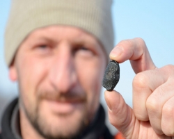 Масса кусков челябинского метеорита достигает 2 кг