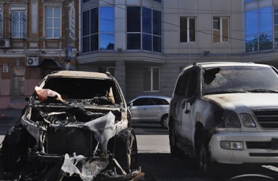 Злоумышленники сожгли BMW полузащитника «Днепра»
