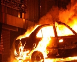 В Полтаве сожгли машины дочерей высокопоставленного лица