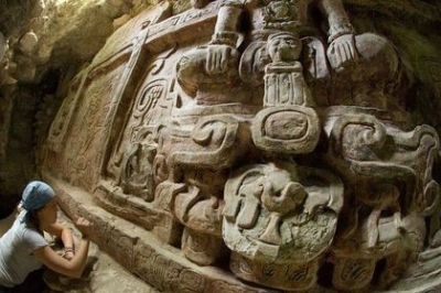 Найден шикарный барельеф цивилизации майя 