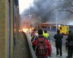 В Москве рухнул на землю боевой вертолет