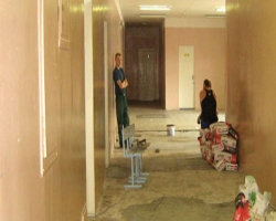 В одном из сел Воронежа жители своими силами отремонтировали школу