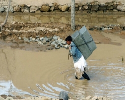 Не менее ста жилых домов были разрушены наводнением в Афганистане