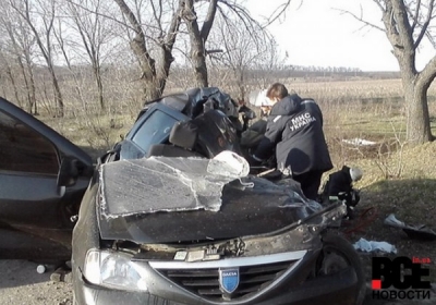 В Станично-Луганском районе в автокатастрофе погибло пять человек