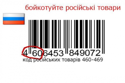 Жители Украины отказываются от русских товаров