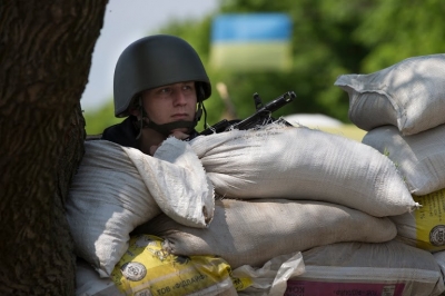 Под Волновахой был расстрелян лагерь украинских бойцов 