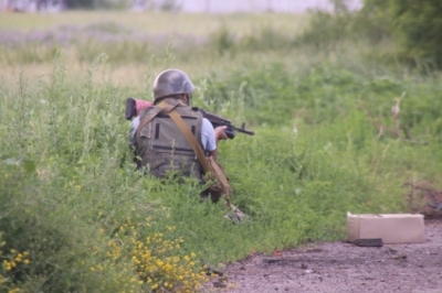 "Ополченцы" обстреляли ВСУ из минометов под деревней Кожевня