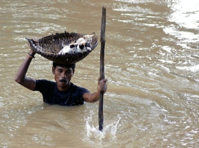 Над Индией снова навила угроза наводнения