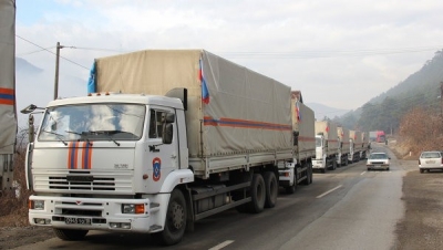 На пограничном пропускном пункте «Донецк» таможенники  начали оформлять гуманитарный груз из России