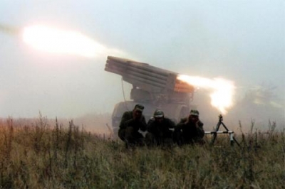 Войска РФ накрывают позиции сил АТО из "Смерча"
