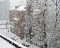 Москву засыпало снегом