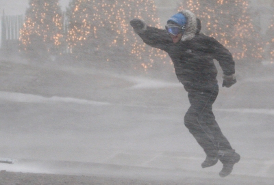 Снегопад в Хабаровском крае России заставил властей объявить режим чрезвычайной ситуации