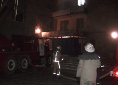 Ночью в центре Харькова горел десятиэтажный дом