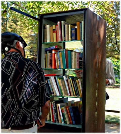 Сегодня луганчане могли почитать в "библиотеке под открытым небом" (фото)