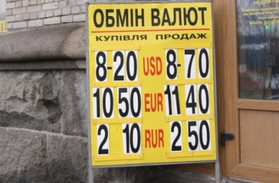 В бюджете на 2012 год предусмотрели средний курс 8 грн/$1