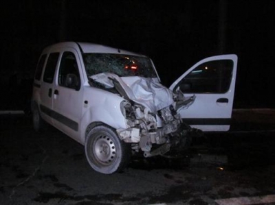 Пьяные украинские футболисты попали в аварию (фото)
