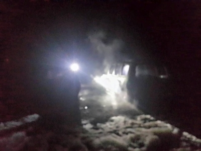 Этой ночью в Харькове были взрывы и горели машины. (Видео)