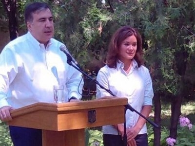 В Одессе проходит митинг против назначения российского политика Марии Гайдар заместителем Саакашвили