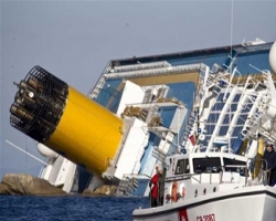 На затонувшем лайнере Costa Concordia было 37 украинцев