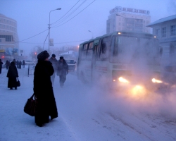 Во Львове из-за морозов автобусы не выходят на маршруты