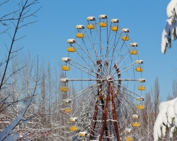 Современная зимняя Припять. Город-призрак или последствия Чернобыля (Фото)